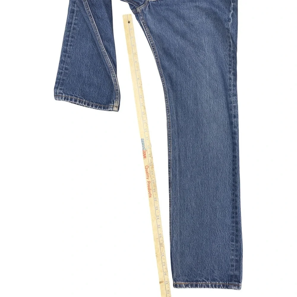 Vtg Y2K Levi's 501XX‎ Men's Jeans 32x32 Blue Straight Leg Denim Button Fly 2002